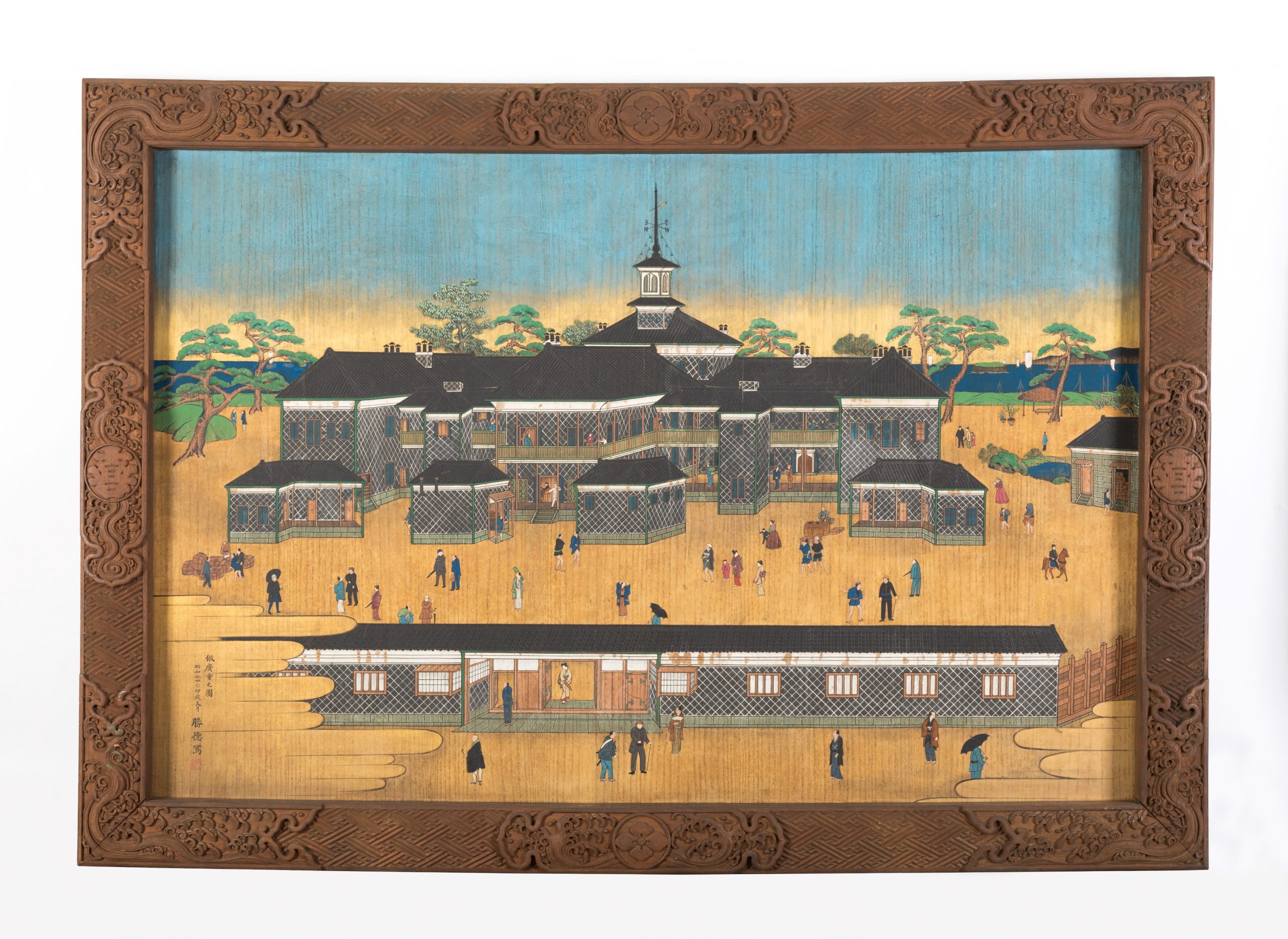 築地ホテル館 額絵｜収蔵品｜NOVARE Archives 清水建設歴史資料館