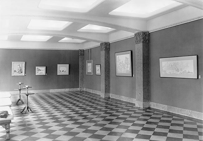 1937年に改装した資生堂ギャラリー（写真提供：資生堂）